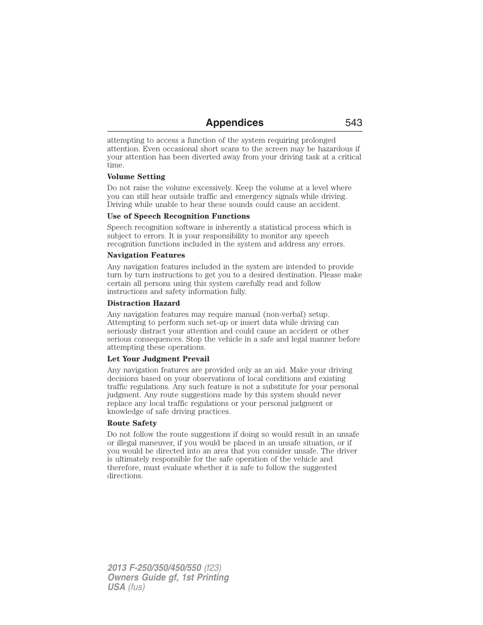 Appendices 543 | FORD 2013 F-550 v.1 User Manual | Page 544 / 563