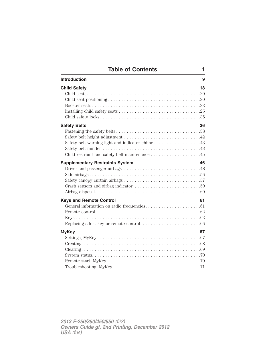 FORD 2013 F-550 v.2 User Manual | Page 2 / 579