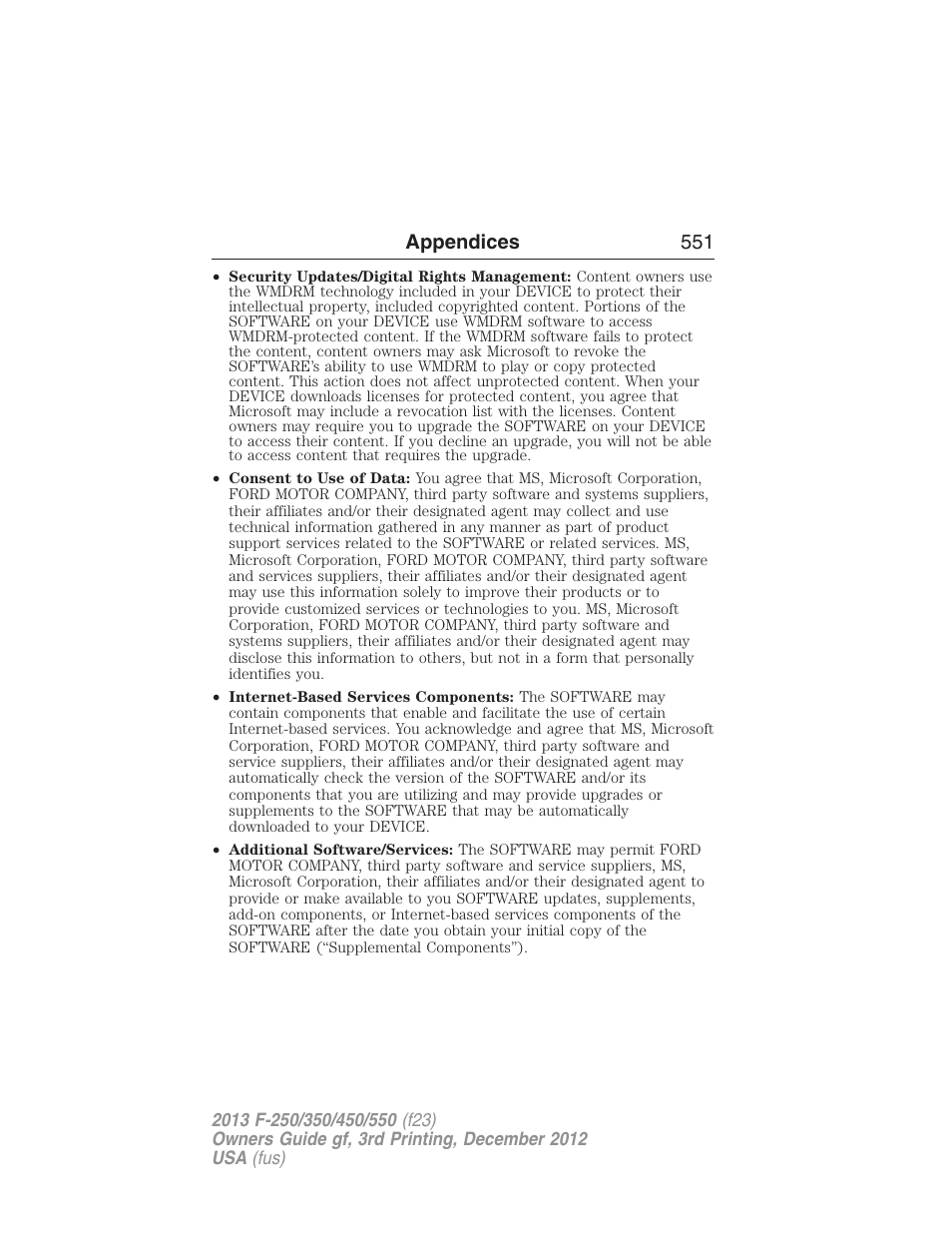 Appendices 551 | FORD 2013 F-550 v.3 User Manual | Page 552 / 577