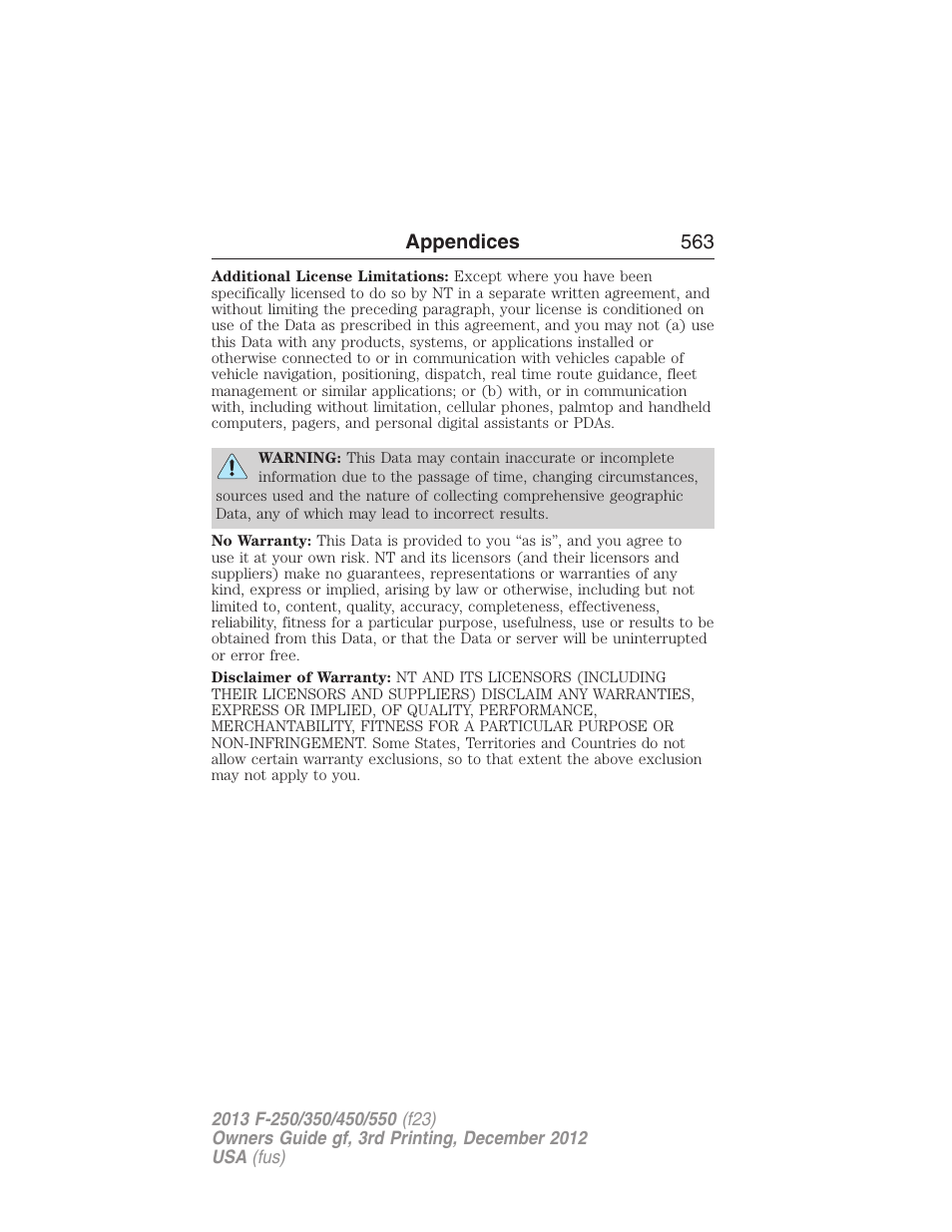 FORD 2013 F-550 v.3 User Manual | Page 564 / 577