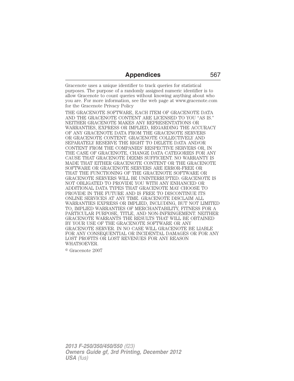 FORD 2013 F-550 v.3 User Manual | Page 568 / 577