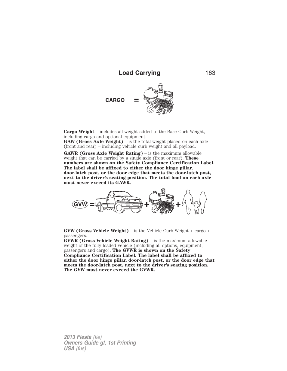 FORD 2013 Fiesta v.1 User Manual | Page 163 / 341