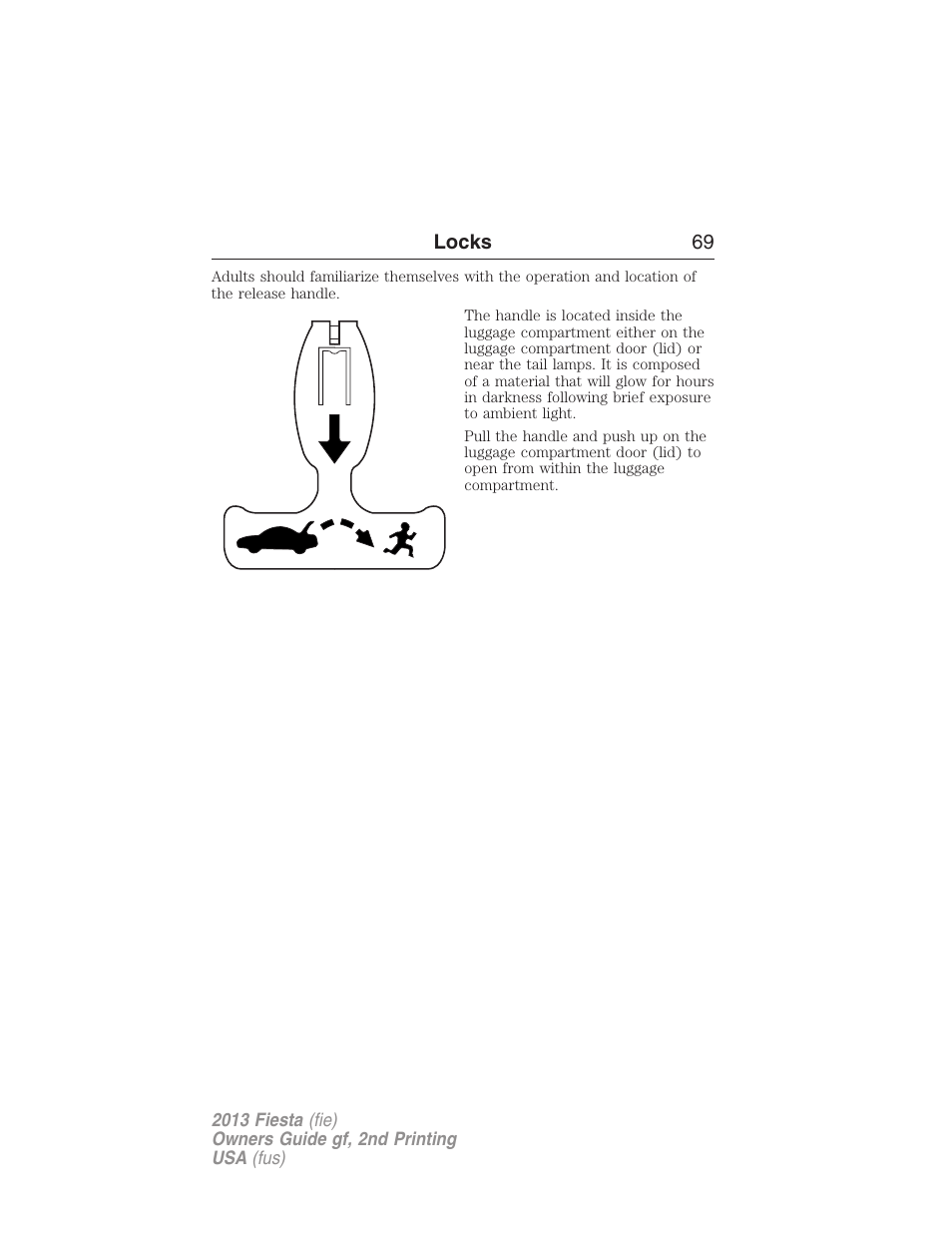 FORD 2013 Fiesta v.2 User Manual | Page 70 / 346