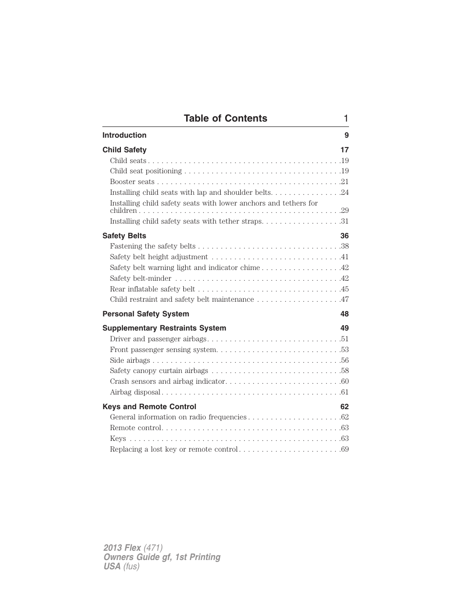 FORD 2013 Flex v.1 User Manual | 558 pages