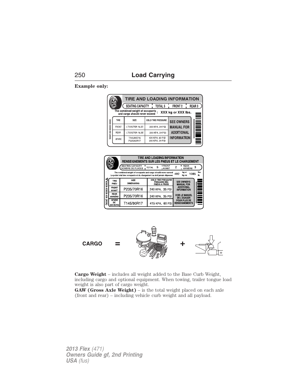 FORD 2013 Flex v.2 User Manual | Page 250 / 535