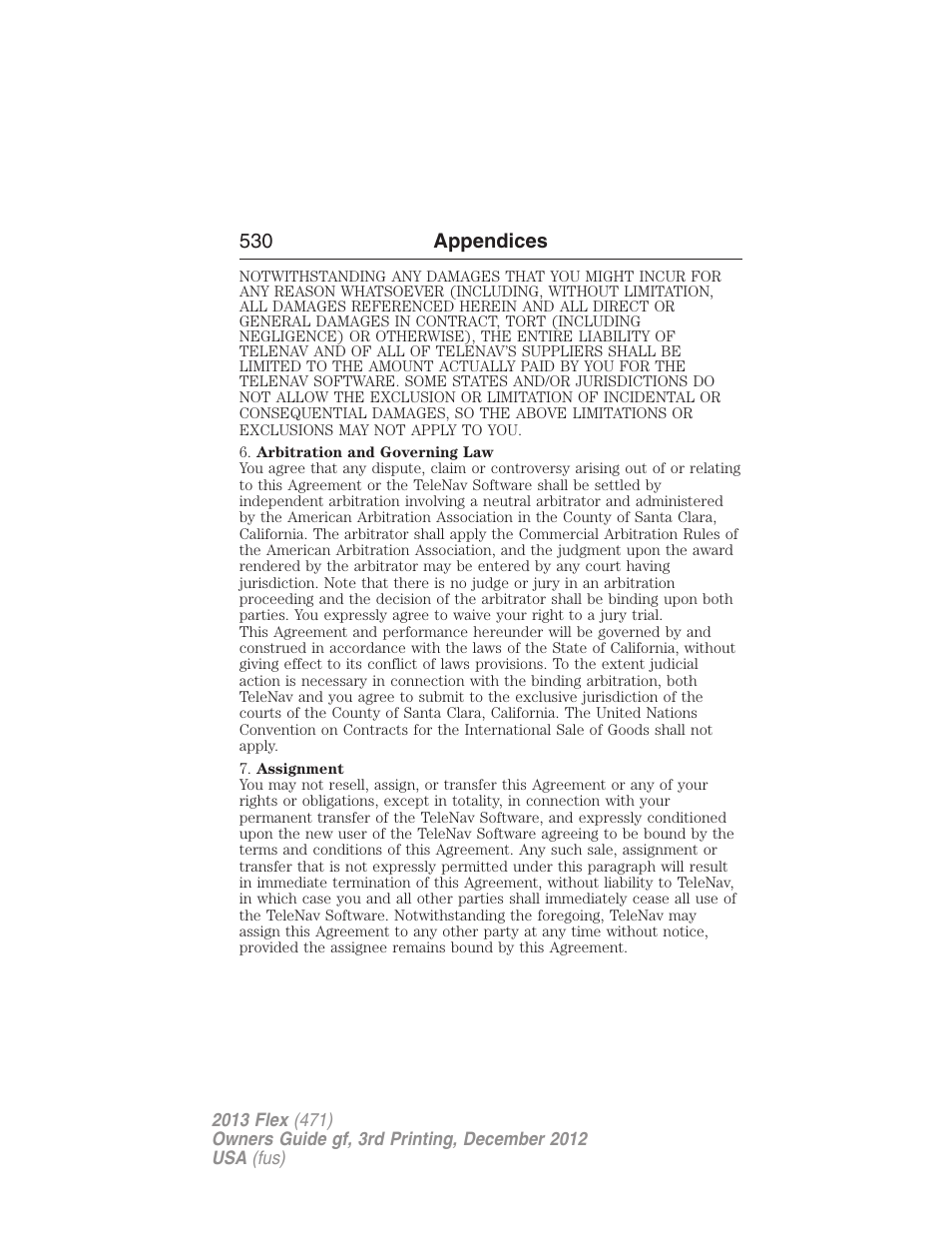 FORD 2013 Flex v.3 User Manual | Page 531 / 547