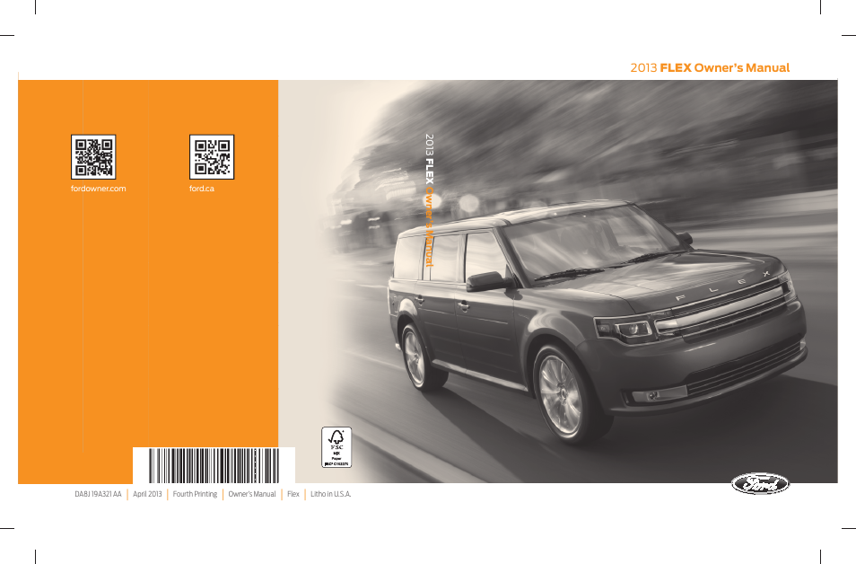 FORD 2013 Flex v.4 User Manual | 555 pages