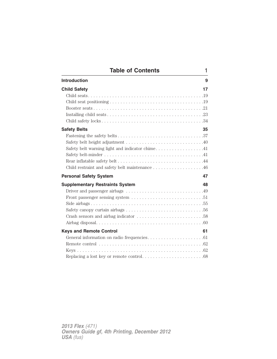 FORD 2013 Flex v.4 User Manual | Page 2 / 555