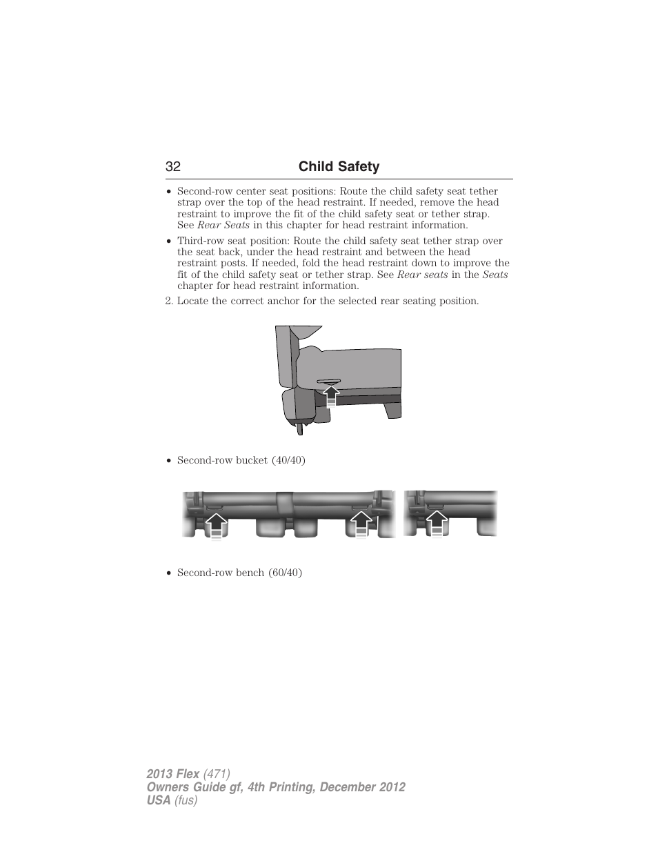 32 child safety | FORD 2013 Flex v.4 User Manual | Page 33 / 555
