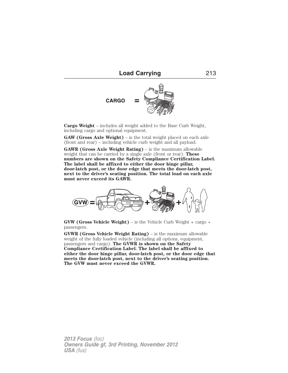 FORD 2013 Focus v.3 User Manual | Page 214 / 487