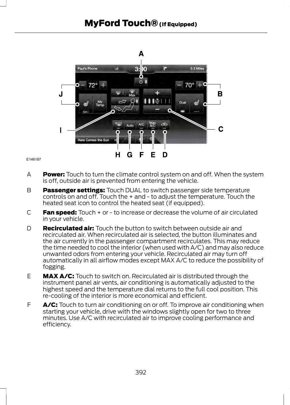 Myford touch | FORD 2013 Fusion v.1 User Manual | Page 394 / 449