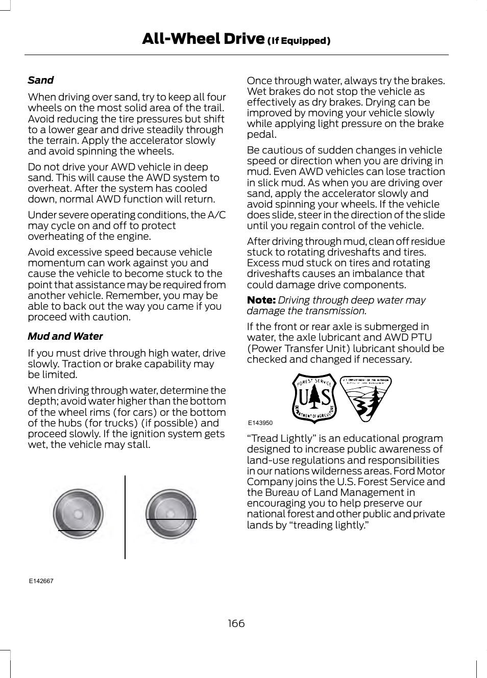 All-wheel drive | FORD 2013 Fusion v.2 User Manual | Page 168 / 453