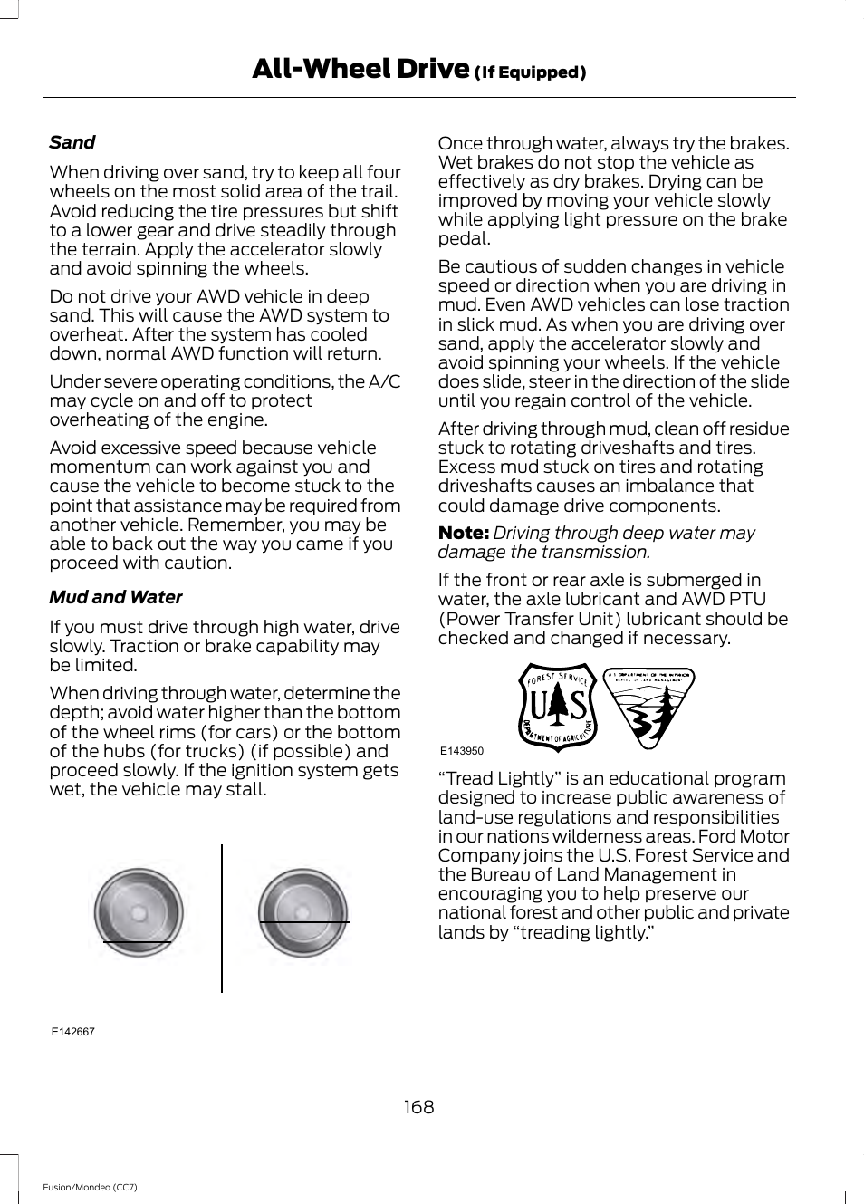 All-wheel drive | FORD 2013 Fusion v.3 User Manual | Page 171 / 458