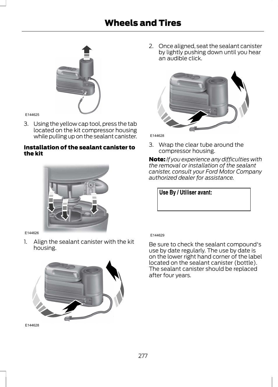 Wheels and tires | FORD 2013 Fusion Hybrid v.1 User Manual | Page 279 / 461