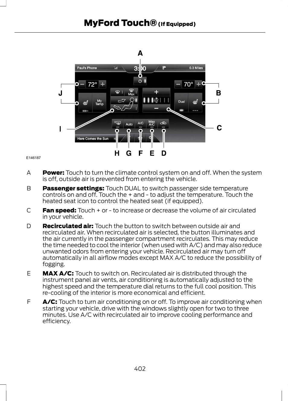 Myford touch | FORD 2013 Fusion Hybrid v.1 User Manual | Page 404 / 461
