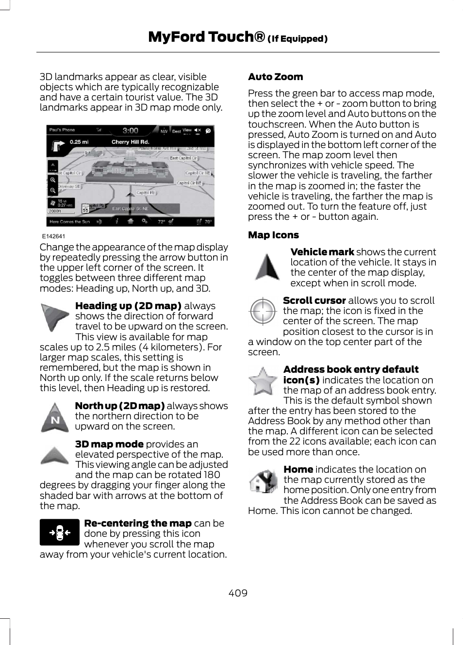 Myford touch | FORD 2013 Fusion Hybrid v.1 User Manual | Page 411 / 461