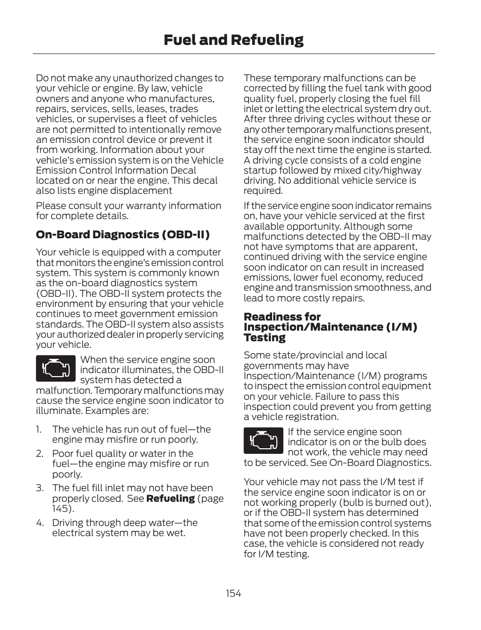Fuel and refueling | FORD 2013 Fusion Hybrid v.2 User Manual | Page 157 / 470