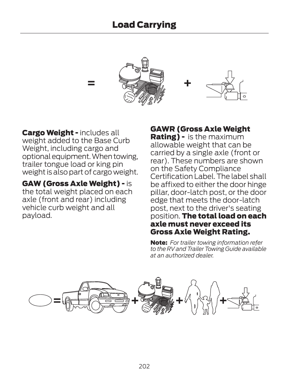 Load carrying | FORD 2013 Fusion Hybrid v.2 User Manual | Page 205 / 470