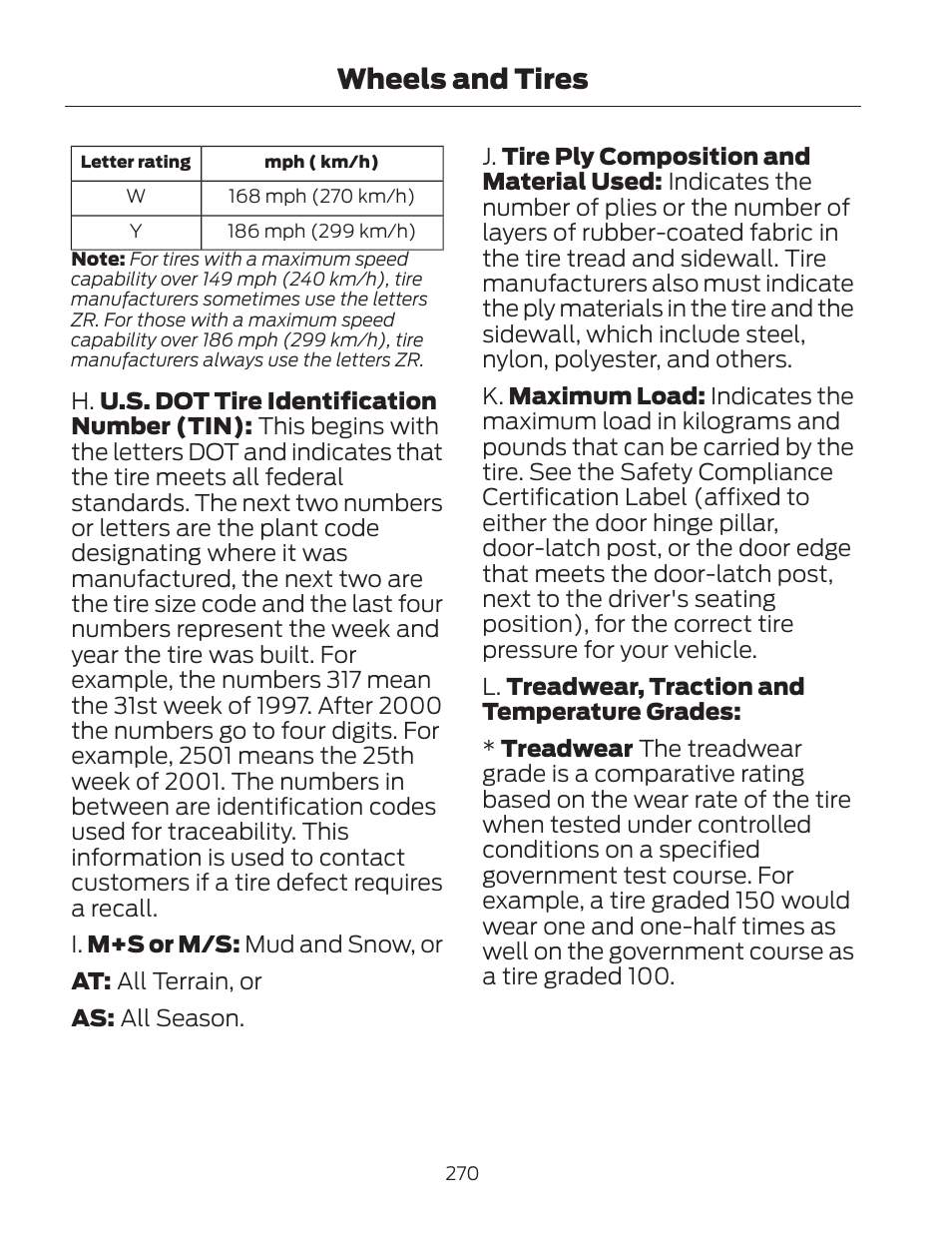 Wheels and tires | FORD 2013 Fusion Hybrid v.2 User Manual | Page 273 / 470
