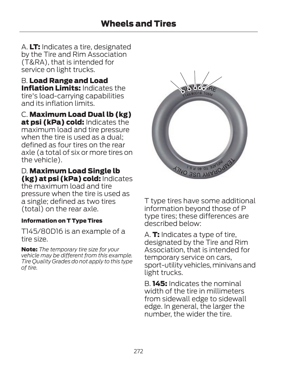 Wheels and tires | FORD 2013 Fusion Hybrid v.2 User Manual | Page 275 / 470