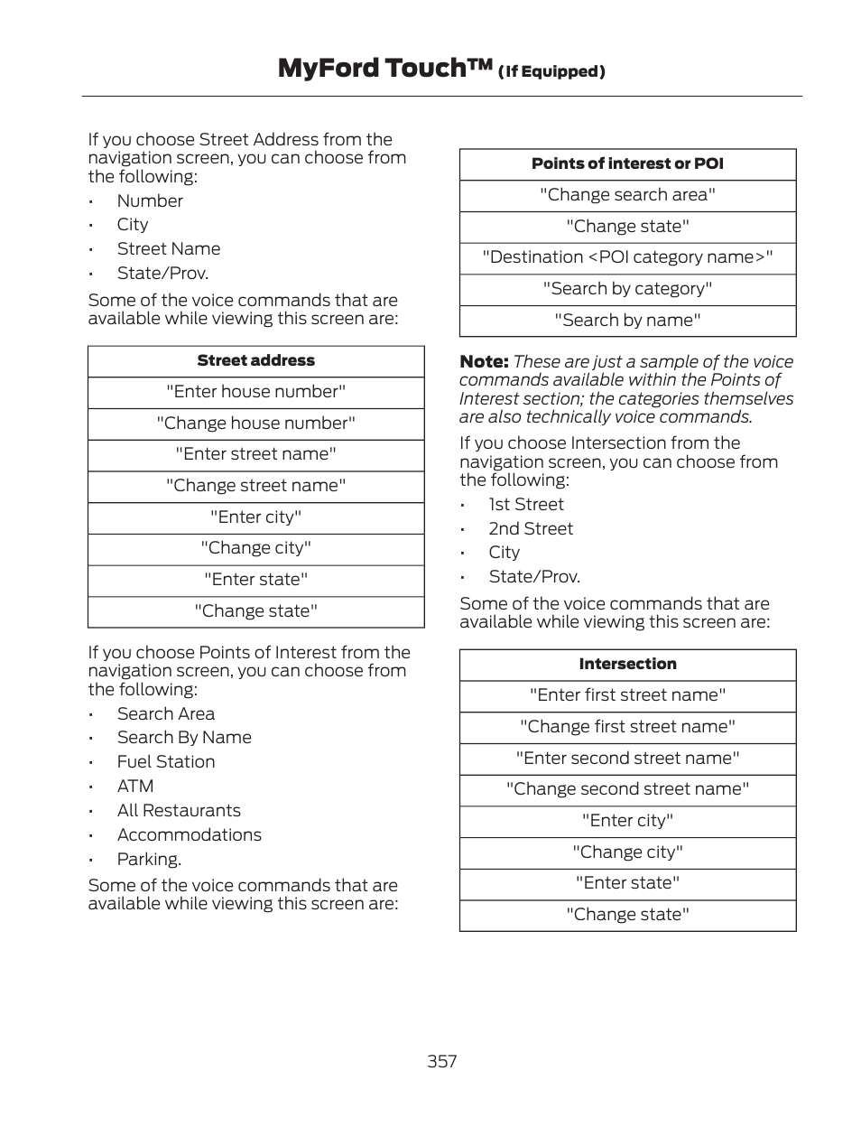Myford touch | FORD 2013 Fusion Hybrid v.2 User Manual | Page 360 / 470