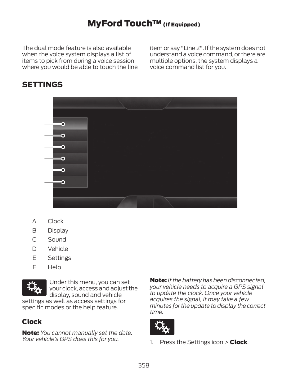 Myford touch | FORD 2013 Fusion Hybrid v.2 User Manual | Page 361 / 470