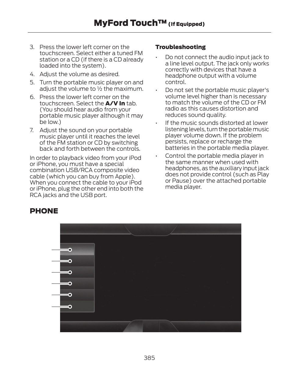 Myford touch | FORD 2013 Fusion Hybrid v.2 User Manual | Page 388 / 470