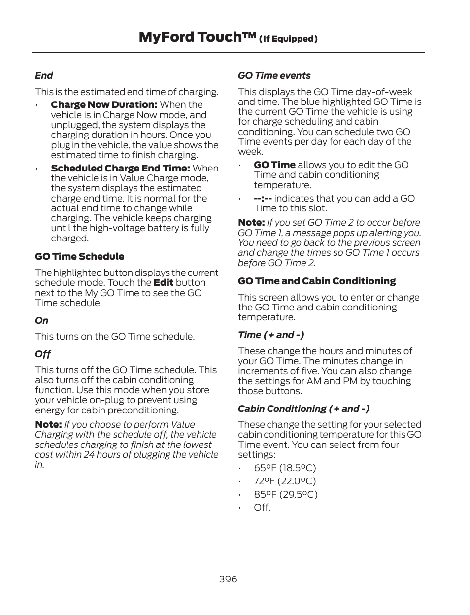 Myford touch | FORD 2013 Fusion Hybrid v.2 User Manual | Page 399 / 470