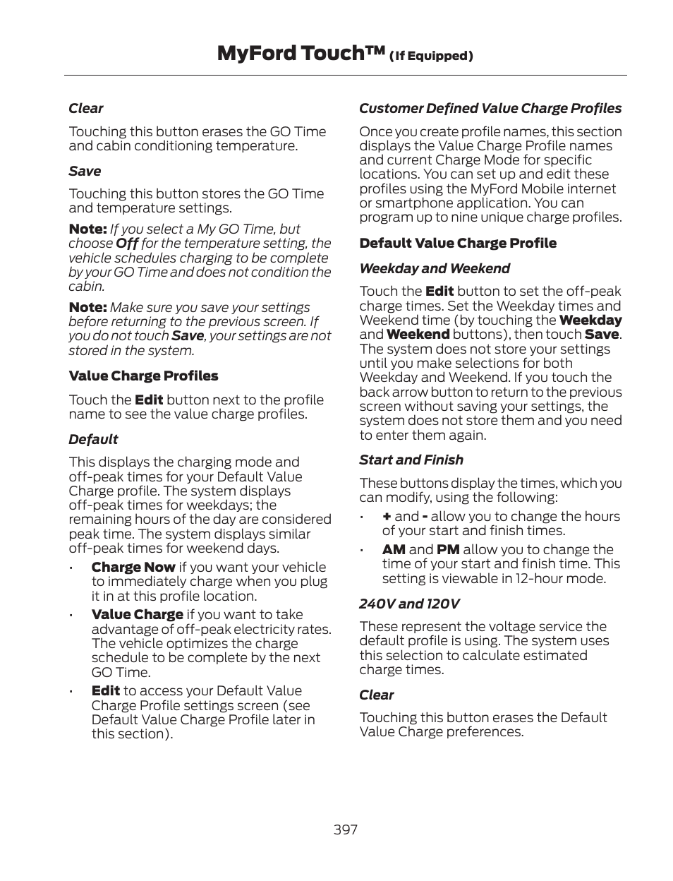 Myford touch | FORD 2013 Fusion Hybrid v.2 User Manual | Page 400 / 470