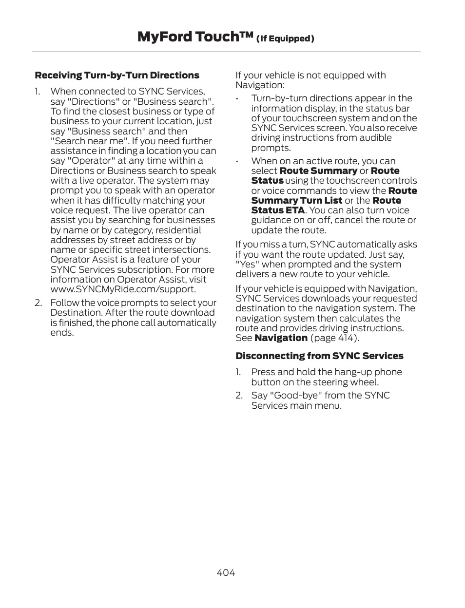 Myford touch | FORD 2013 Fusion Hybrid v.2 User Manual | Page 407 / 470