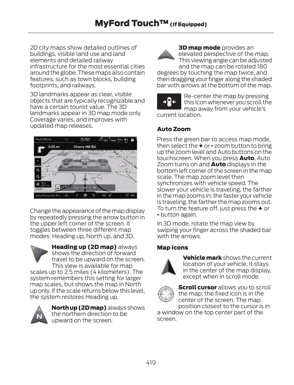 Myford touch | FORD 2013 Fusion Hybrid v.2 User Manual | Page 422 / 470