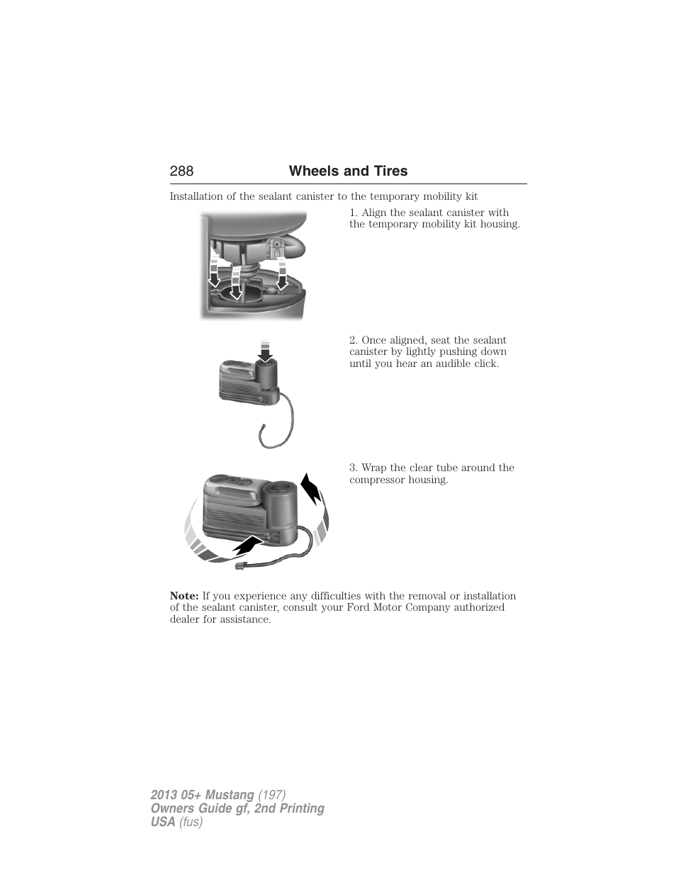 FORD 2013 Mustang v.2 User Manual | Page 288 / 427