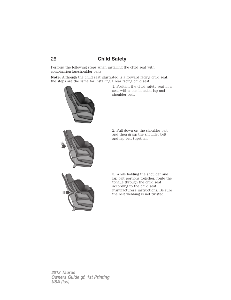FORD 2013 Taurus v.1 User Manual | Page 26 / 541
