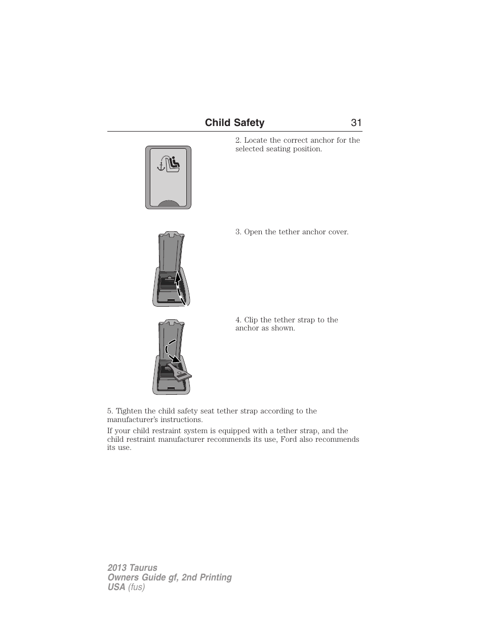 FORD 2013 Taurus v.2 User Manual | Page 31 / 541