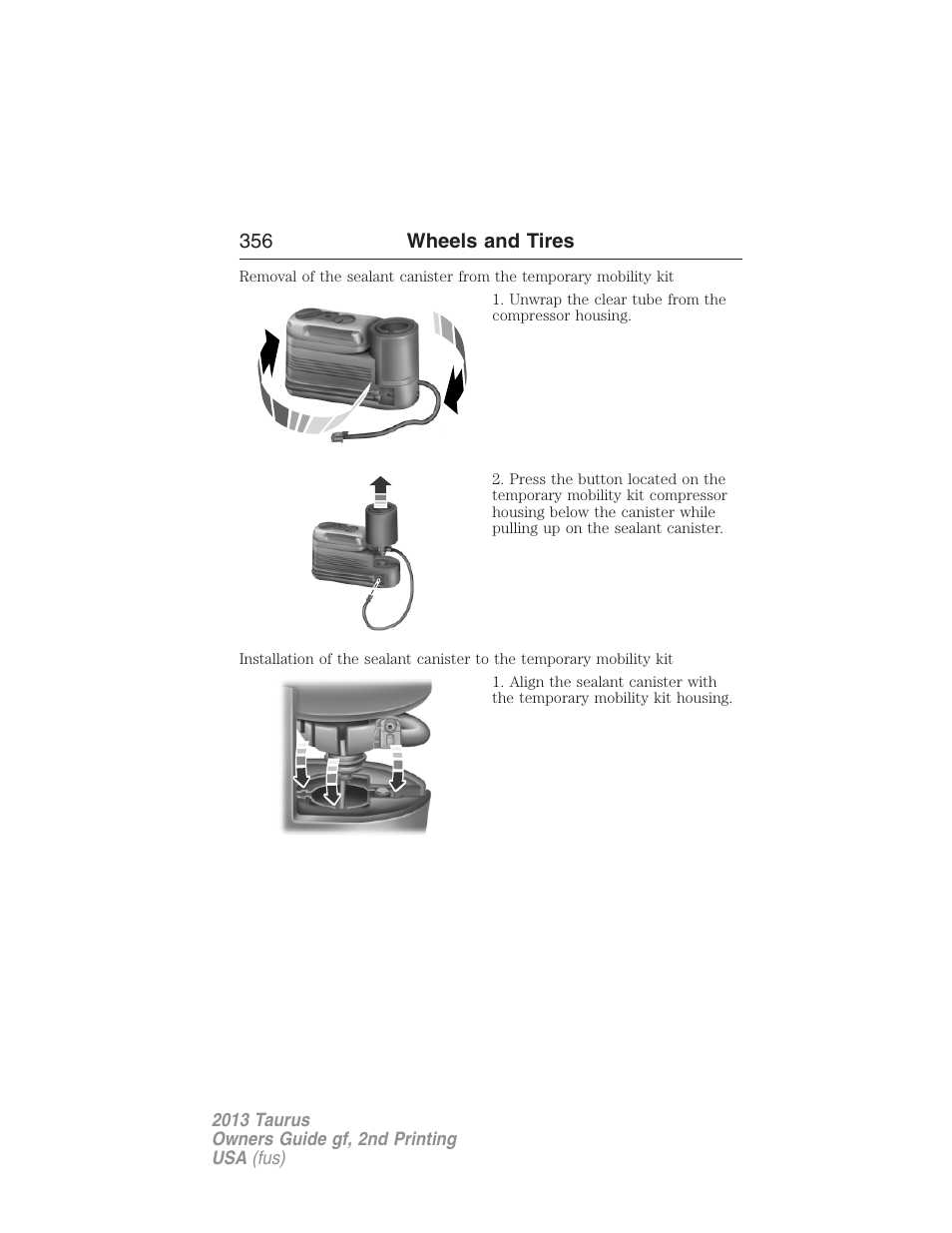 FORD 2013 Taurus v.2 User Manual | Page 356 / 541