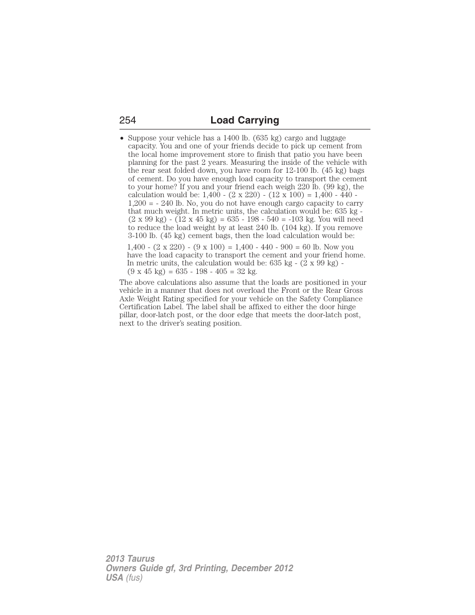 FORD 2013 Taurus v.3 User Manual | Page 255 / 547