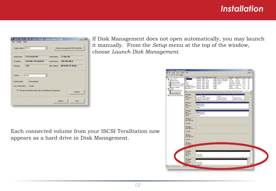 Installation | Buffalo Technology TeraStation TS-ITGL User Manual | Page 12 / 50