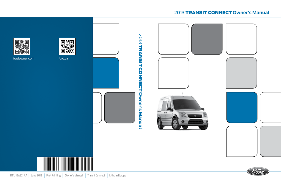 FORD 2013 Transit Connect v.1 User Manual | 317 pages