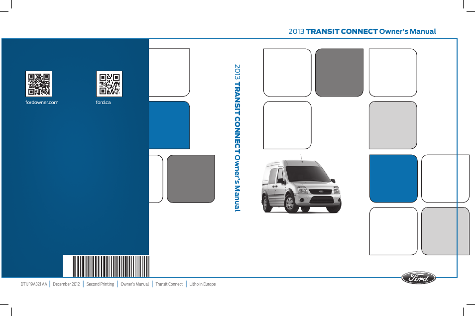 FORD 2013 Transit Connect v.2 User Manual | 321 pages