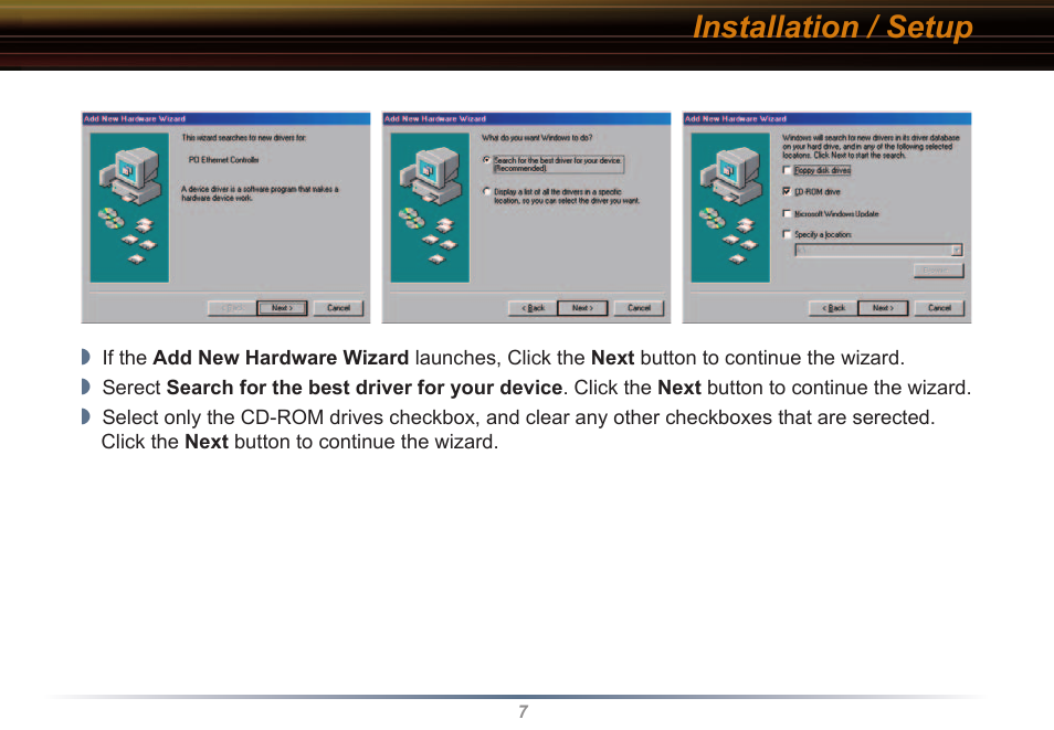 Installation / setup | Buffalo Technology WLI2-CB-G54L User Manual | Page 7 / 46