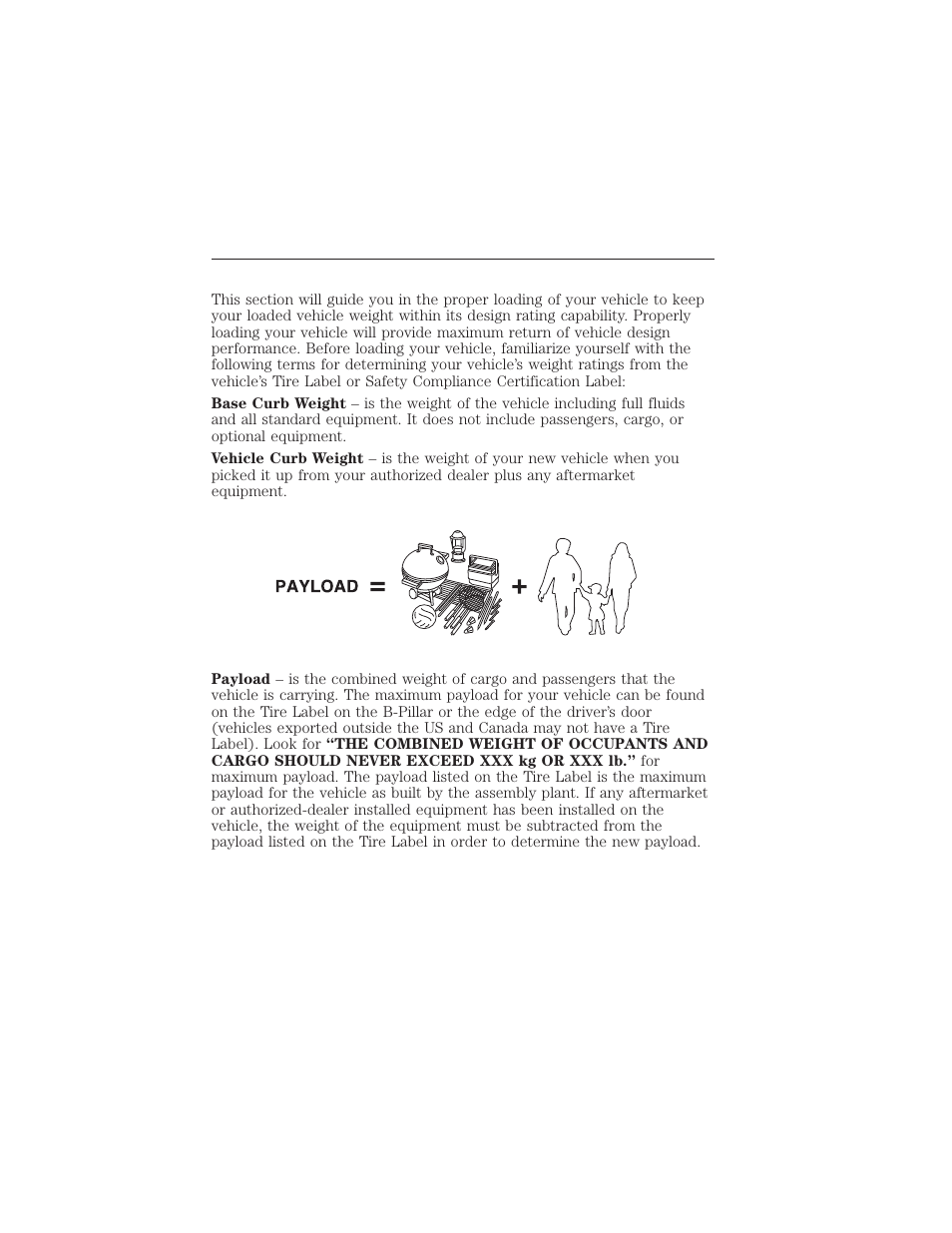 Vehicle loading | FORD 2012 Focus Electric User Manual | Page 245 / 380