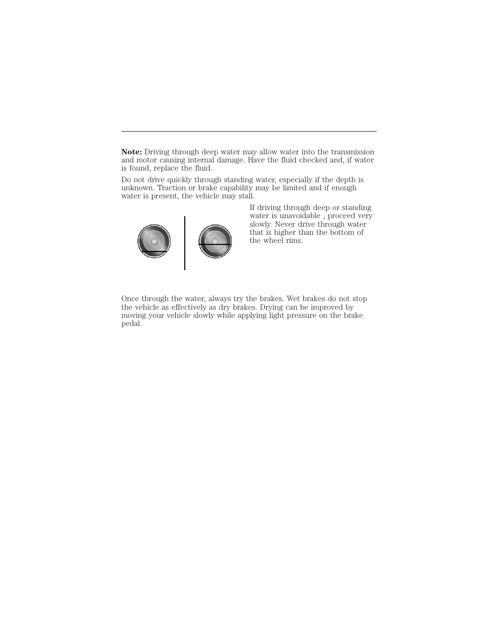 Driving through water | FORD 2012 Focus Electric User Manual | Page 274 / 380