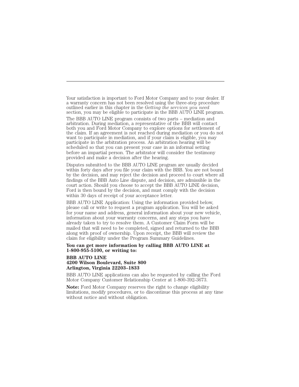 Customer assistance 307 | FORD 2012 Focus Electric User Manual | Page 307 / 380