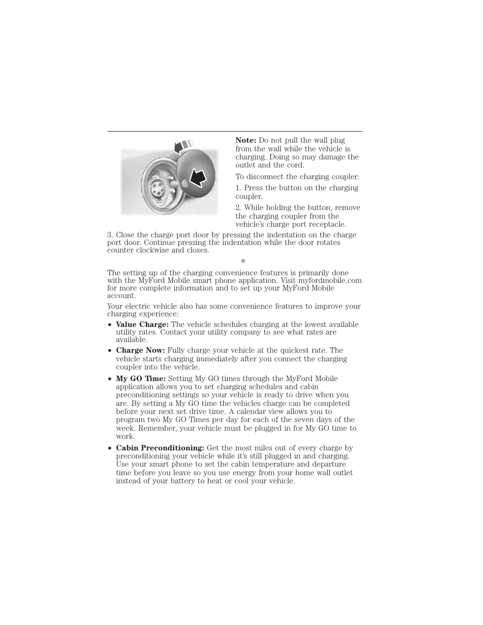 Convenience charging and myford® mobile, Maintenance and specifications 329 | FORD 2012 Focus Electric User Manual | Page 329 / 380