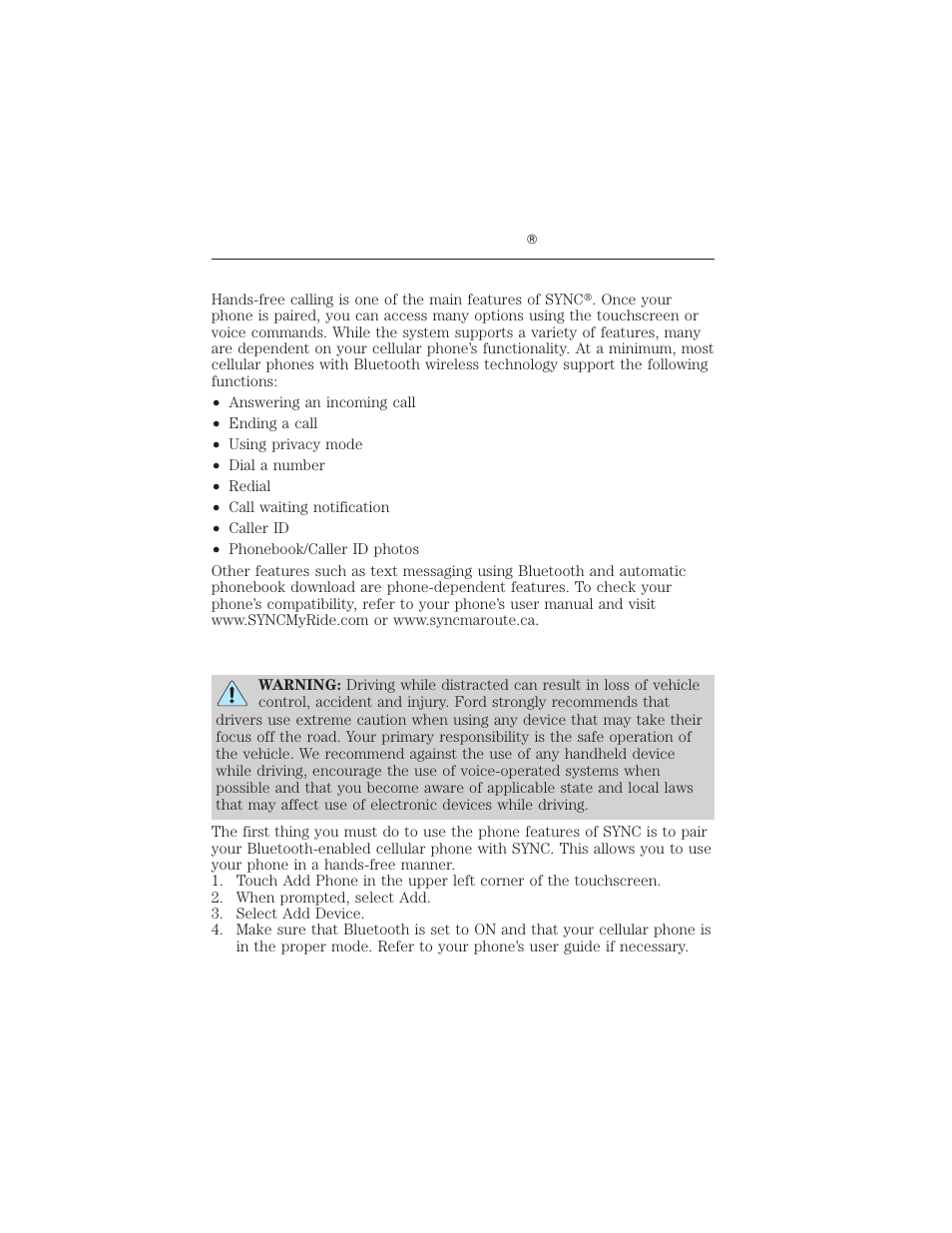 Phone, Pairing your phone for the first time, Phone features | Myford touch ா 83 | FORD 2012 Focus Electric User Manual | Page 83 / 380