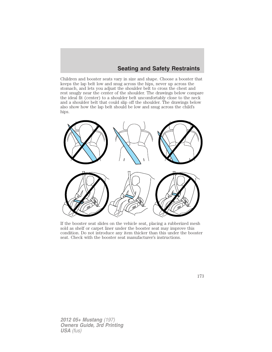 FORD 2012 Shelby GT 500 v.3 User Manual | Page 173 / 350