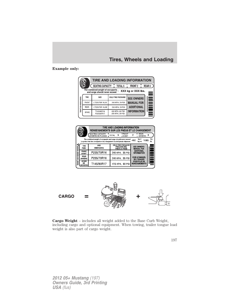 FORD 2012 Shelby GT 500 v.3 User Manual | Page 197 / 350