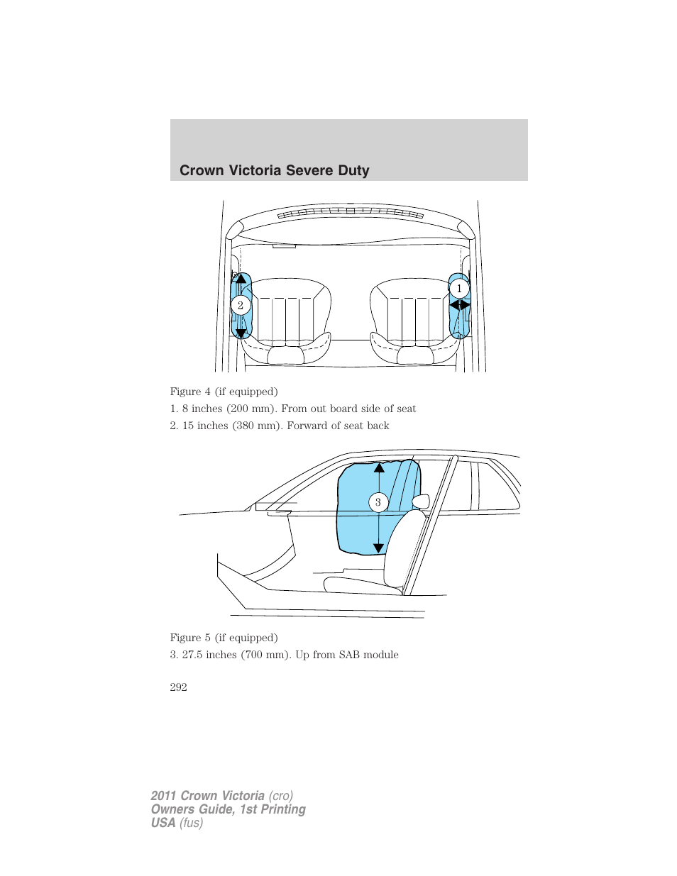 Crown victoria severe duty | FORD 2011 Crown Victoria v.1 User Manual | Page 292 / 331