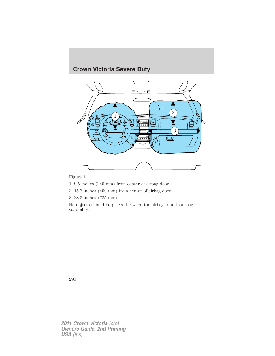 Crown victoria severe duty | FORD 2011 Crown Victoria v.2 User Manual | Page 290 / 331