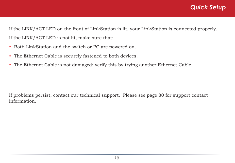 Quick setup | Buffalo Technology HS-DGL Series User Manual | Page 10 / 73